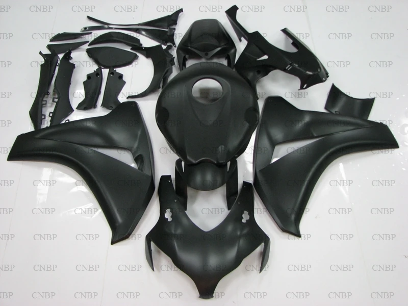 Для Honda Cbr1000 RR 2008 КОМПЛЕКТЫ КУЗОВОВ для - 2011 черный корпус CBR1000RR 08 09 Пластиковые