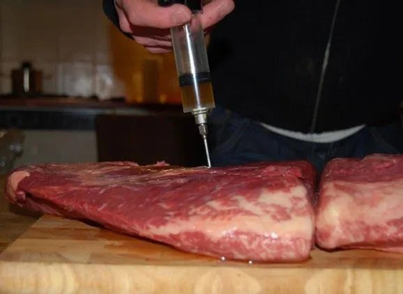 Черное мясо маринада инжектор маринада шприц ароматизатор инжектор барбекю приготовления мяса птицы индейки курицы говядины аксессуары для барбекю