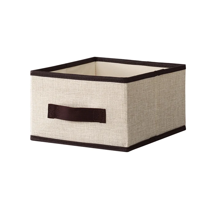 S beige drawer Простой стиль имитация белья подвесной шкаф Органайзер для одежды моющийся подвесной мешок для хранения ящик тип Домашний Органайзер - Цвет: S beige drawer