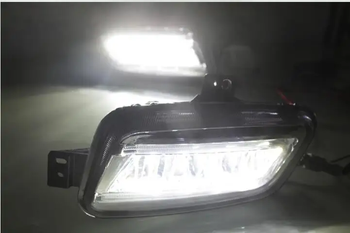1 набор Автомобильный светодиодный DRL Дневной светильник авто противотуманная