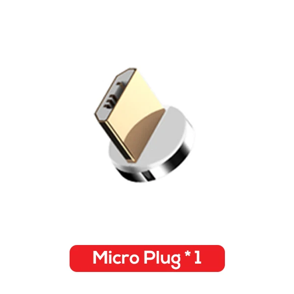 Магнитный кабель Micro Usb type-C для быстрой зарядки, 2 м, длинный зарядный провод для Xiaomi Mi9 Mi8 Se/lite A2 Redmi Note 7 6 Pro Y3 - Цвет: Only Micro USB Plug
