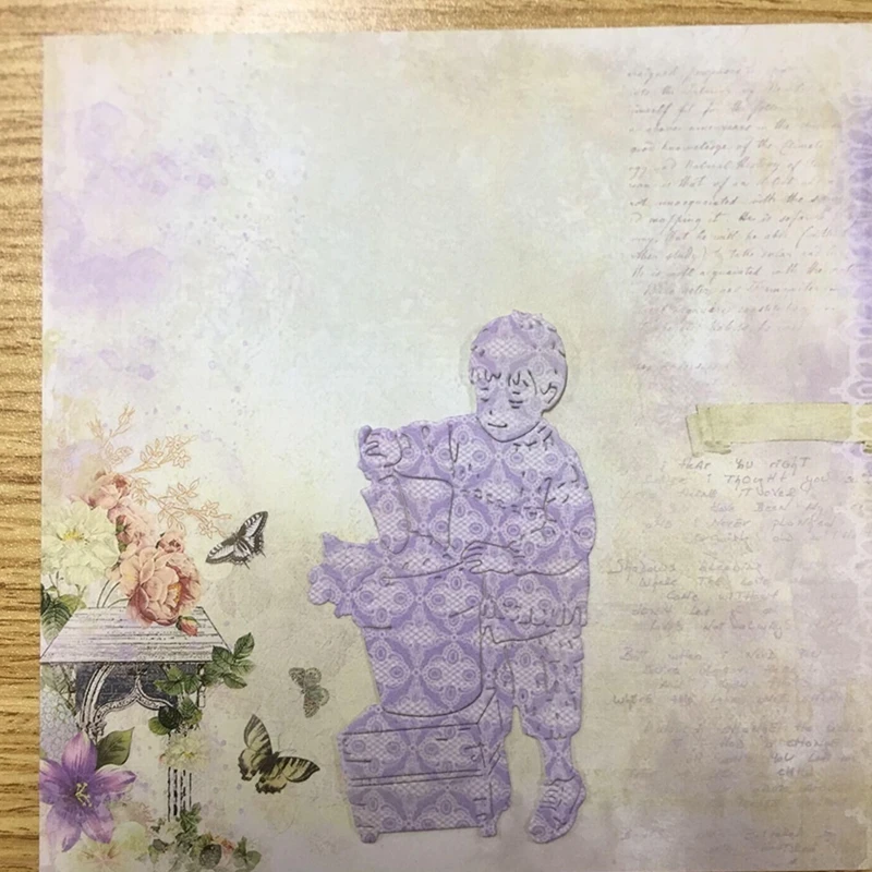 Металлический трафарет в форме спортивной сцены для мальчиков и девочек