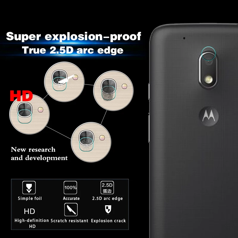 Новая Противоударная Защитная пленка для заднего Камера объектив из закаленного