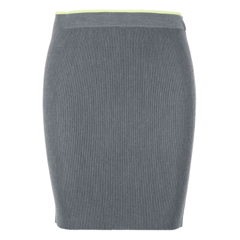 Только брендовая Новая натуральная тонкая облегающая бедра трикотажная юбка для