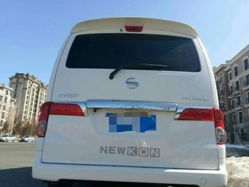 Неокрашенный спойлер MONTFORD из АБС пластика для заднего багажника крыла крыши Nissan