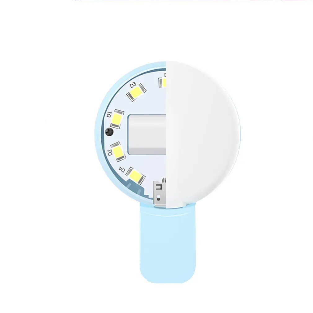 Светодиодный портативный кольцевой светильник для селфи лампа мобильного