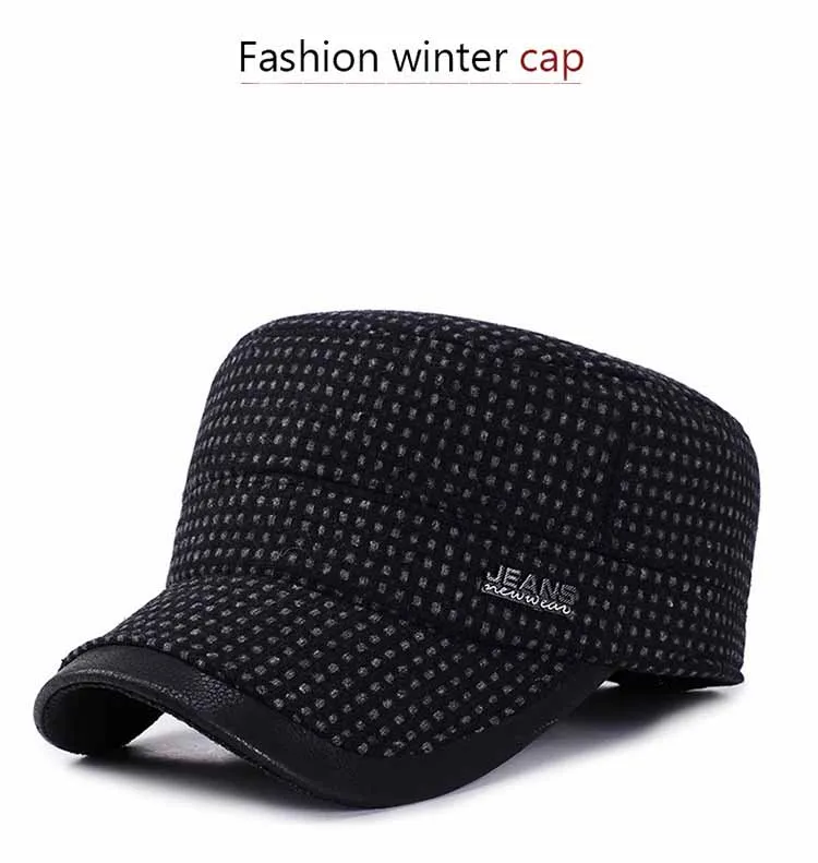 QDKPOTC осень зима бейсбольная кепка s Мужская Уличная хлопковая кепка Snapback шапки утолщенные ушанки для мужчин шляпа для отдыха плоская кепка
