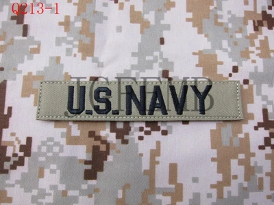NAVY Черные буквы загар пользовательское имя Ленты грудь ленты услуги ленты Боевой Дух Тактическая Военная Вышивка патч - Цвет: NAVY