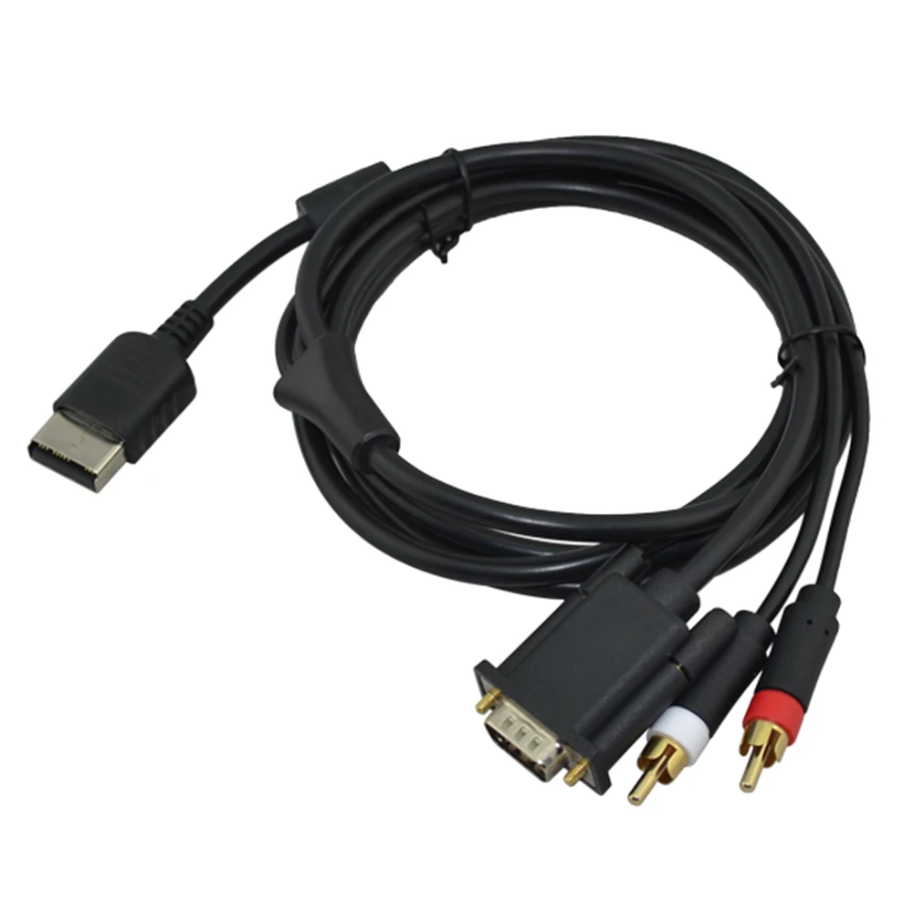 Новый кабель VGA высокого разрешения Звуковой адаптер RCA HD Box PAL NTSC для консоли SEGA