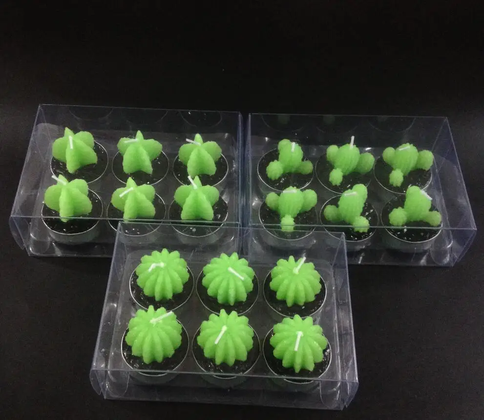 12 шт сочные кактус виноградные свечи для свадьбы детский душ сувениры на день