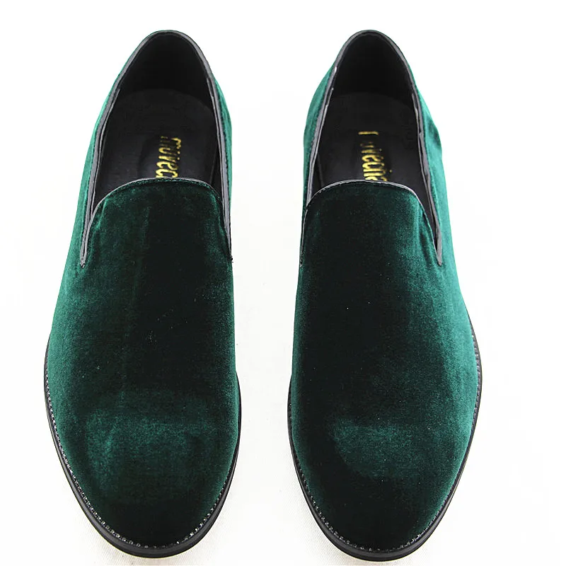 Новое поступление мужские Модные Лоферы Movechain из флока без застежек Брендовые