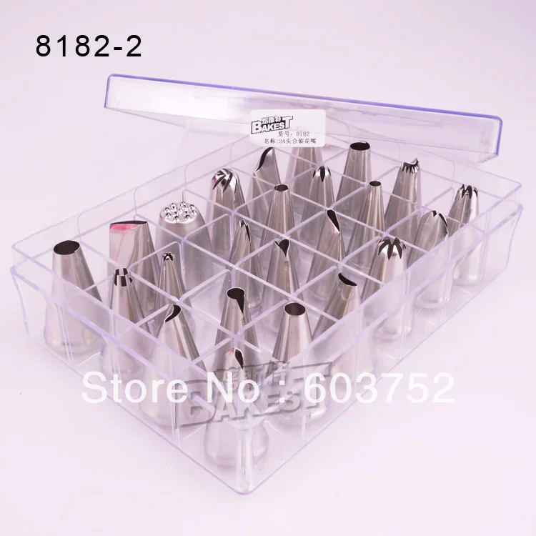 BAKEST 24 шт. в наборе кондитерские насадки из нержавеющей стали для глазировки