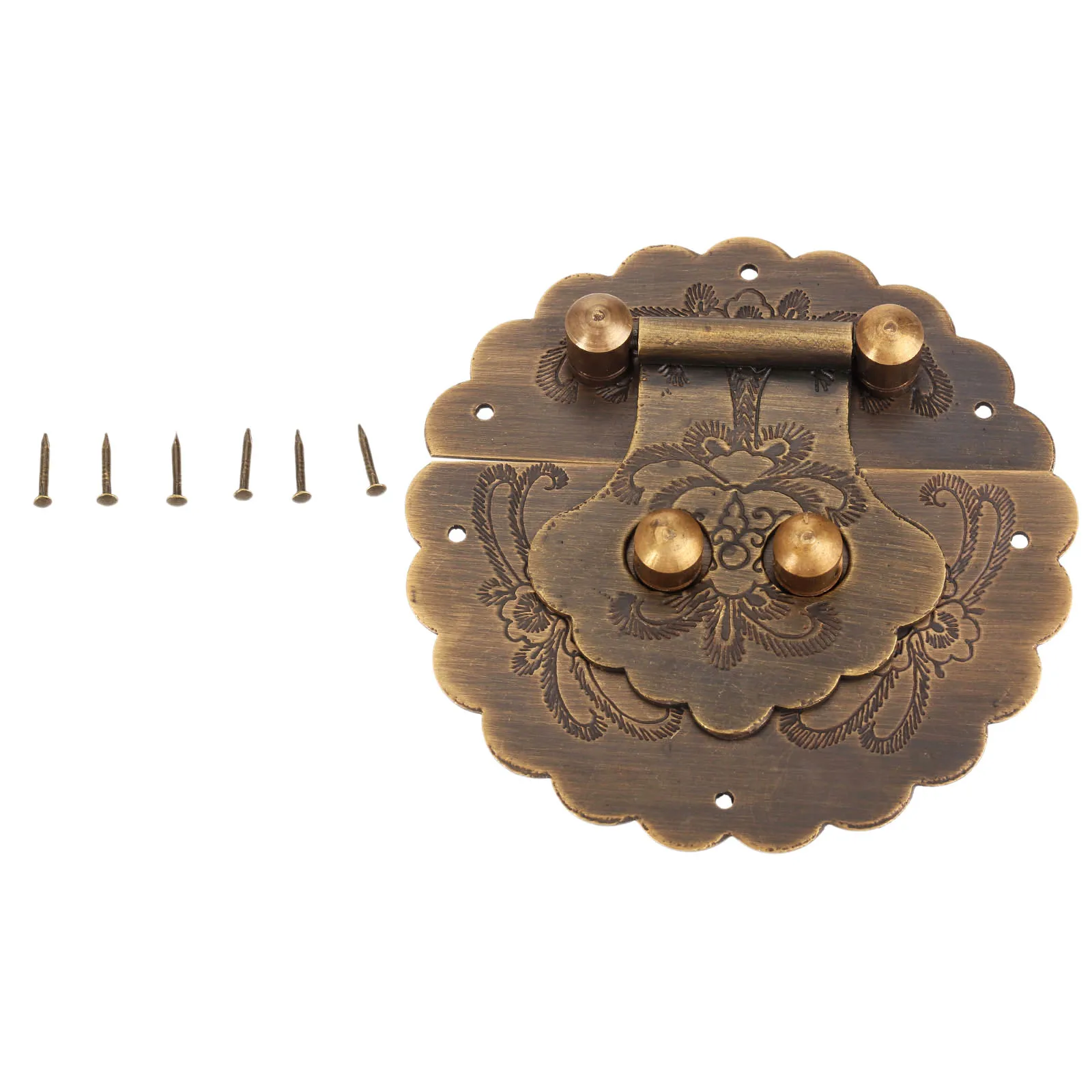 DRELD антикварная китайская мебельная фурнитура латунная накладка под навесной