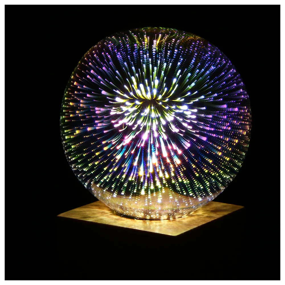 Светодиодная 3d лампа 5 Вт 85 265 в новая RGB G125 нить фейерверк шар для домашнего