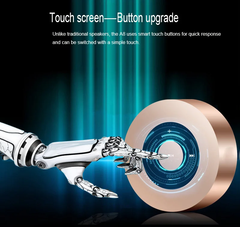 Bluetooth динамик LED портативный беспроводной мини звуковая система 3D стерео музыка