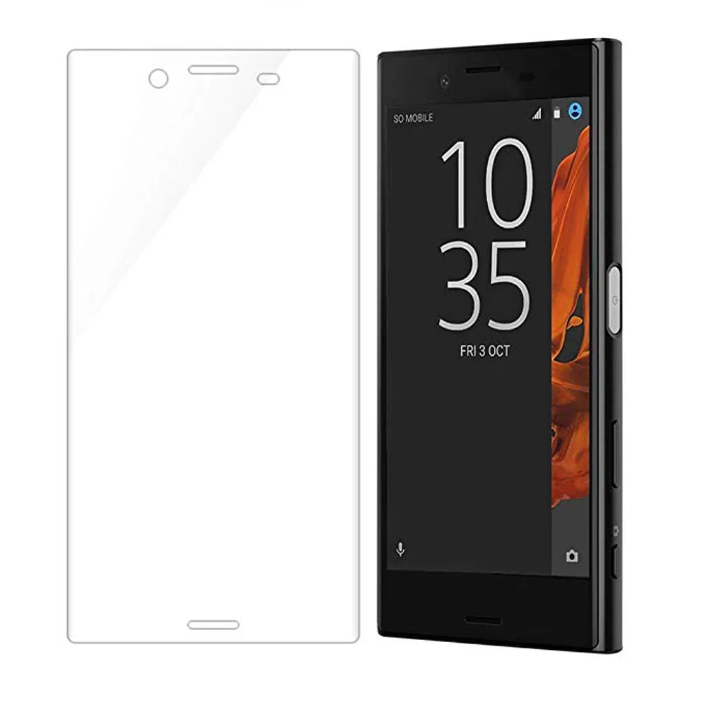 2 шт. Экран протектор Флим изогнутый край закаленное Стекло для Xperia XZ XZs Z4
