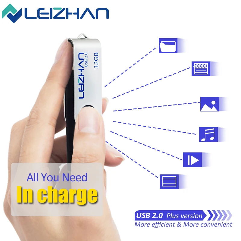 LEIZHAN USB флэш-накопитель 128 ГБ 64 32 16 8 4 Гб карта памяти для мобильного телефона micro phone
