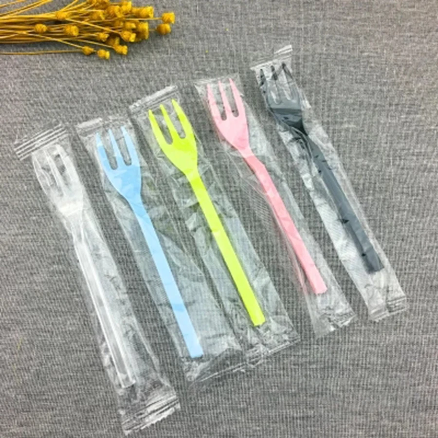 

Fruit Cocktail Fork Pick Transparent For Cake Children Fork Wegwerp Bestek Cubiertos Desechables Cubiertos Desechables 60KO637