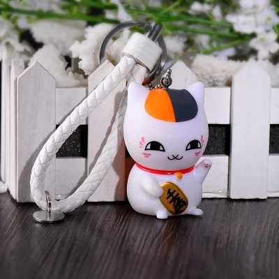Maneki Neko Lucky Cat Fat Cat Брелок меховой помпон помпоны женская кожаная брелок металлические брелки для ключей ключи от машины сумка Подвеска Шарм D42 - Цвет: 13
