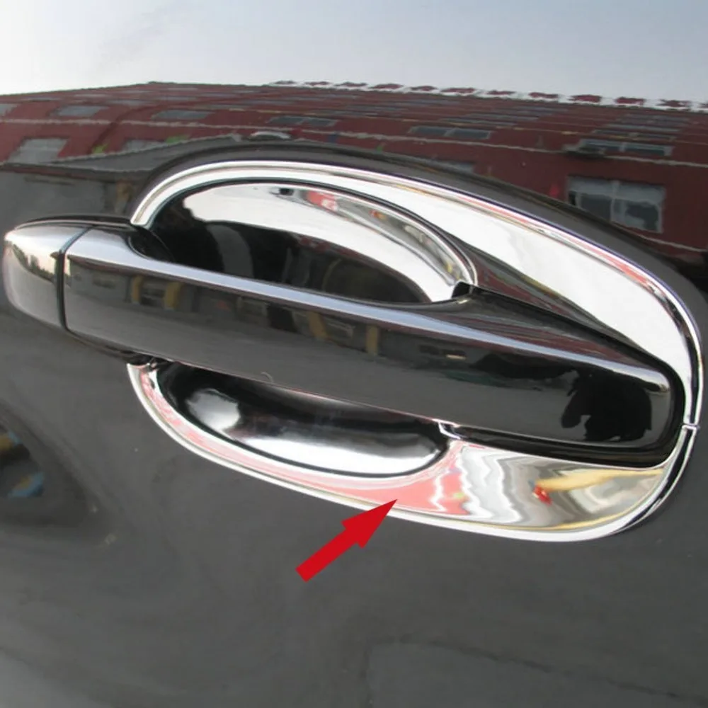 8 шт. хромированные накладки на дверные ручки для Subaru Forester 2015 2016 2017|door handle bowl covers|for