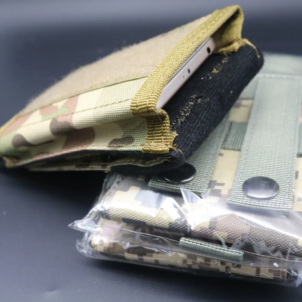 Уличная универсальная камуфляжная сумка для телефона спортивная с ремнем на