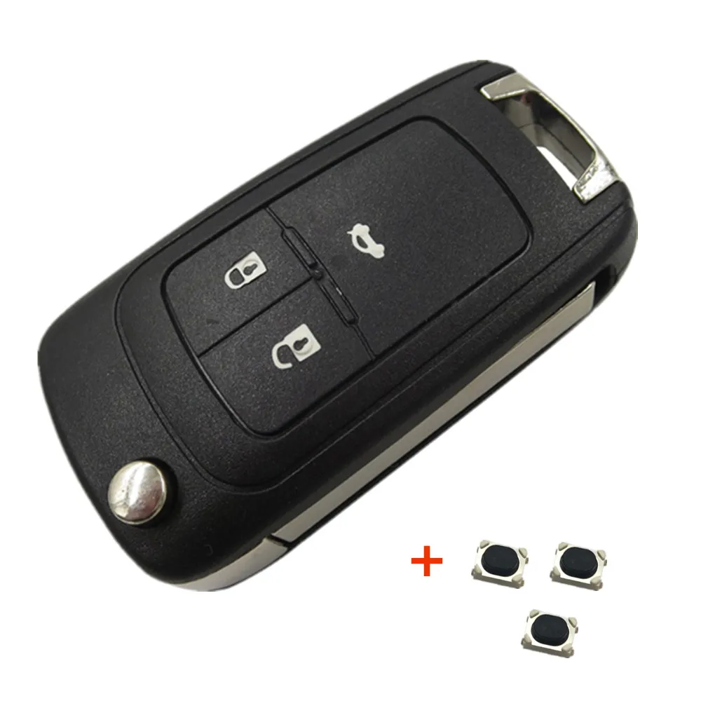 3 BT OkeyTech откидной Складной автомобильный ключ для Opel Vauxhall Insignia Astra J Vectra Zafira C Omega Mokka чехол для ключей HU100 Blade - Количество кнопок: 3 BT