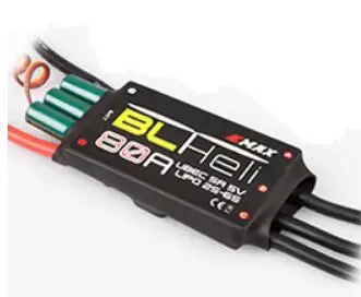 Бесщеточный бесщеточный Дрон esc 80A 60A 50A 40A BLHeli UBEC 3A/5V 2 S-6 S - Цвет: 80A