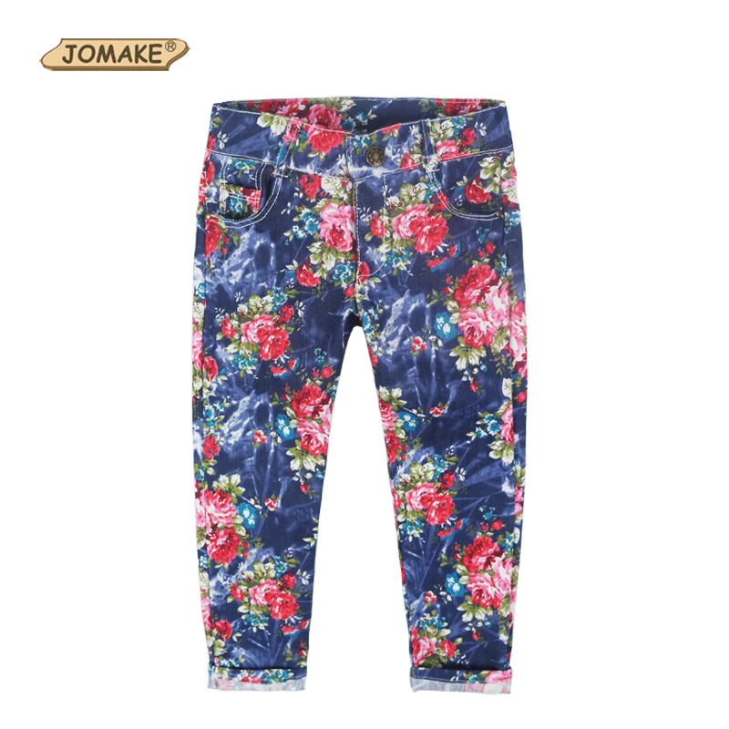 Новинка 2018 детские джинсы модные летние тонкие для девочек подходят От 3 до 9 лет