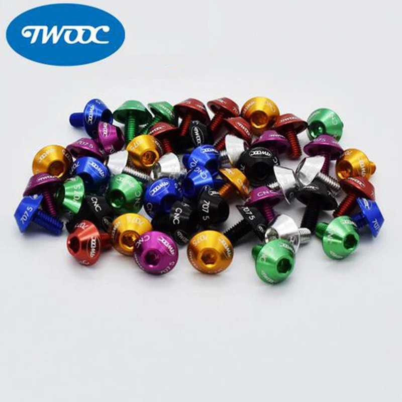 2 шт./лот держатель для бутылки с водой велосипеда болты M5 * 10 мм винты из