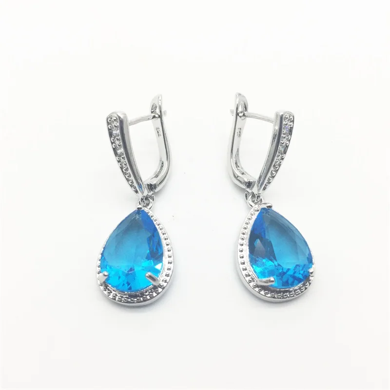 Женский ювелирный комплект из кольца серёг и ожерелья|jewelry sets for women|necklace setzircon jewelry
