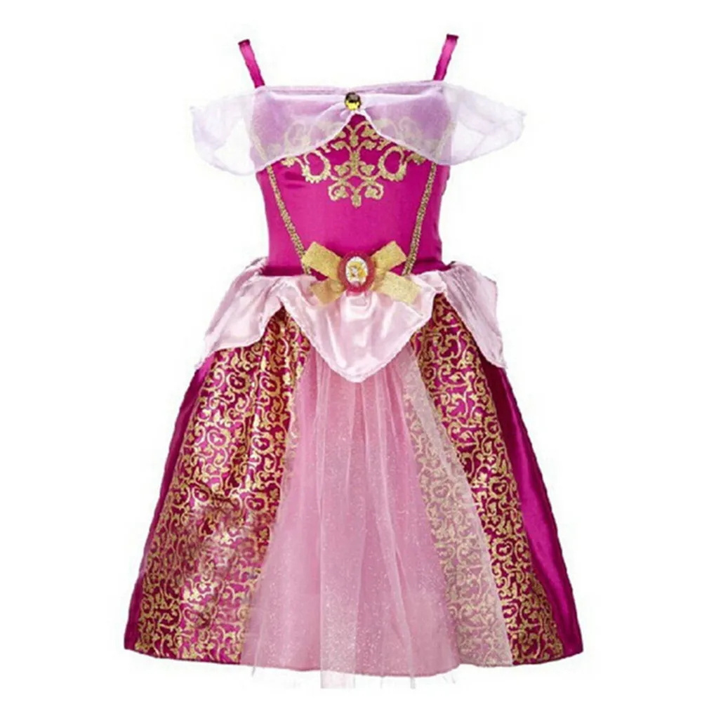 Нарядное платье для девочек Белоснежка Золушка Спящая красавица София Рапунцель