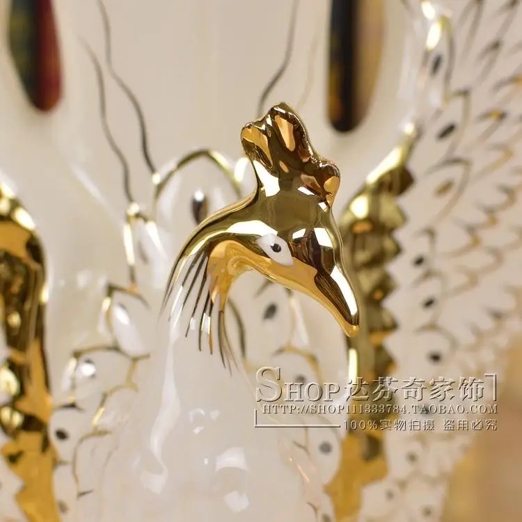 Ваза с павлином высококачественные большие цветы Цзиндэчжэнь керамическая