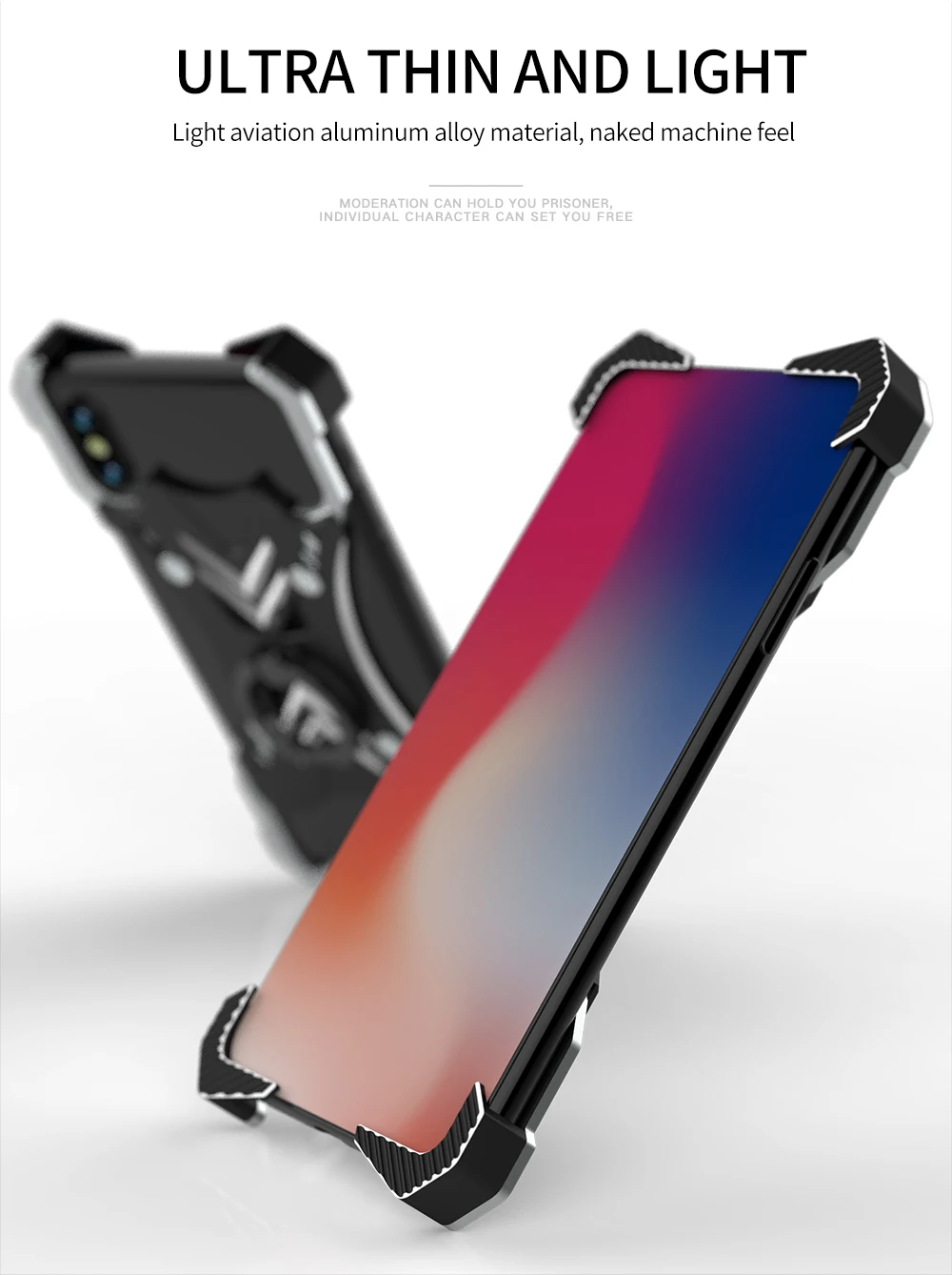 Для Apple Iphone X чехол-подставка R-just RJ06 металлический жесткий чехол-держатель для телефона чехол с ЧПУ для Iphone XS Max противоударный чехол