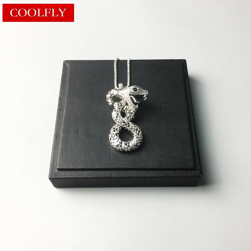 Цепочки и ожерелья Ретро Змея кулон Мода Стиль Rebel панк звено цепи Модные