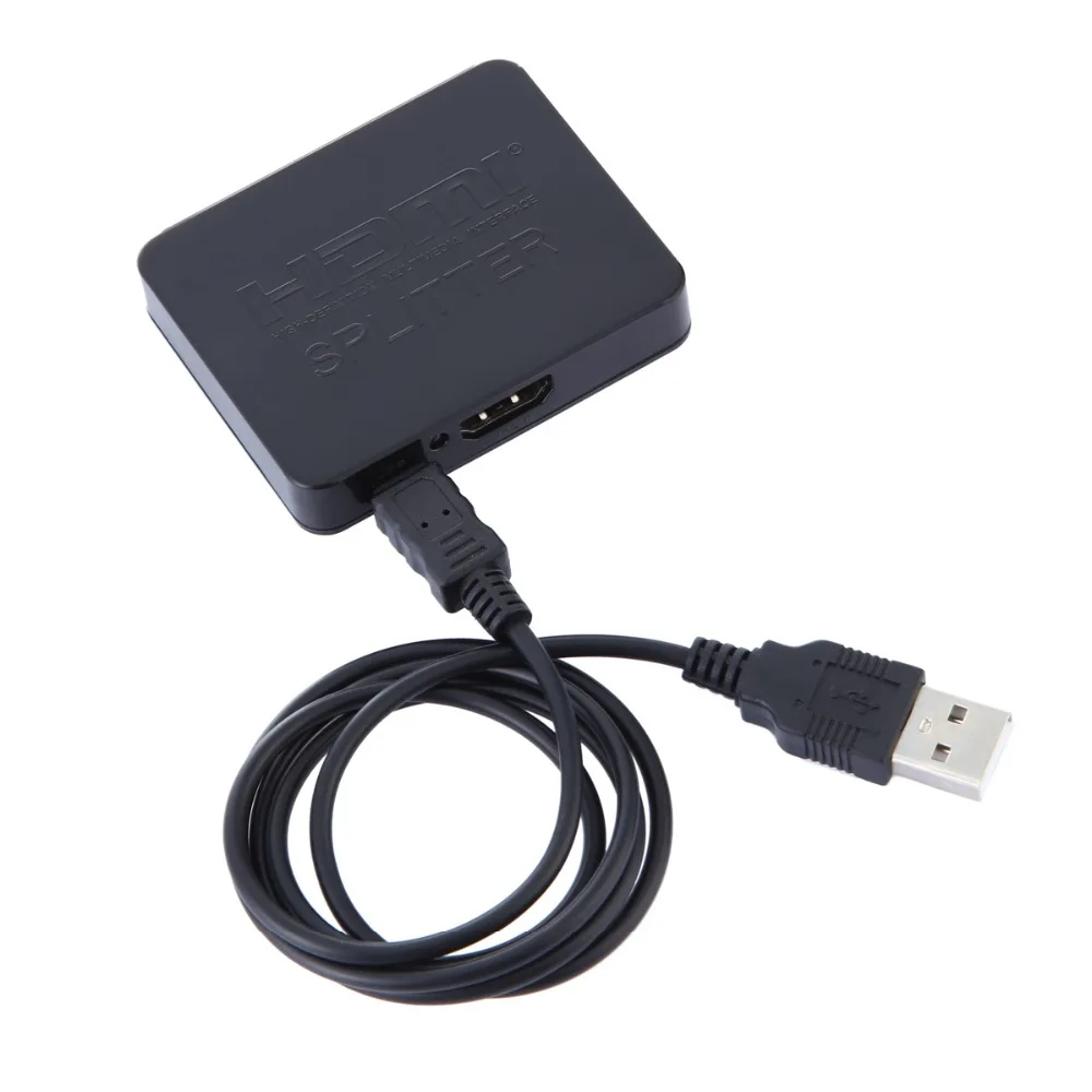 50 шт./лот Бесплатная доставка 1080P 3D 4K HDMI сплиттер коммутатор 1*2 1 вход 2 выход для DVD