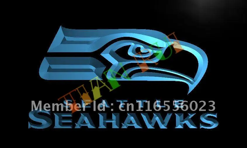 LD242- Seattle Seahawks Bar Pub LED Neon Light Sign home decor shop crafts | Дом и сад