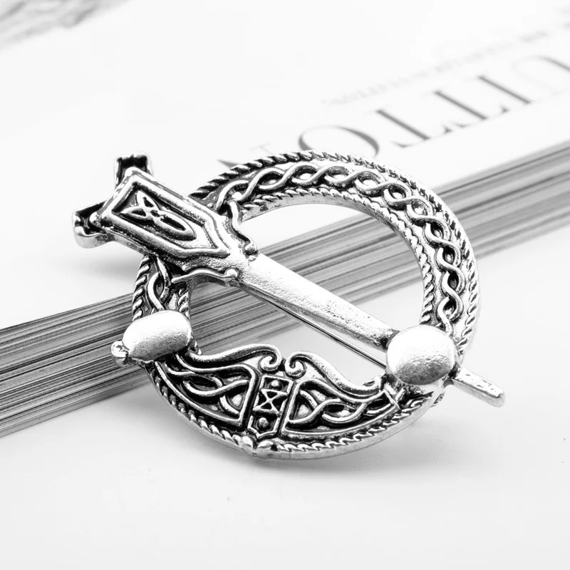 Брошь викинга Викинга ювелирные изделия для мужчин Outlander броши Thistle Celt Knot Kilt
