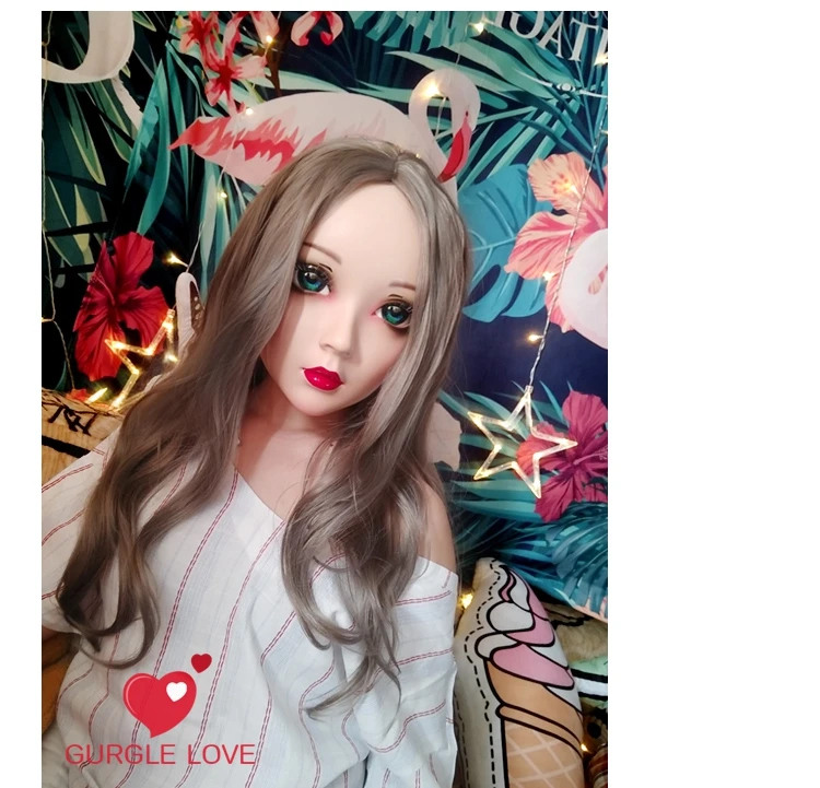(NEW-88) Female Male Mask Realistic Silicone Masks Halloween Party BJD Babydoll Crossdress Japan Kigurumi Anime Cosplay | Тематическая