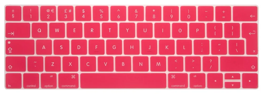 Новая силиконовая защитная пленка наклейки на клавиатуру для MacBook с сенсорной панелью 13 15 дюймов A1706 A1707 A1989 EU английская версия