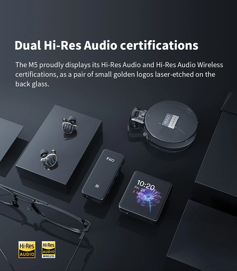FiiO M5 HiFi аудио AK4377 384khz-32 бит/DSD128 без потерь Hi-Res Bluetooth портативный музыкальный плеер MP3 USB DAC LDAC/AAC/aptX HD/aptX