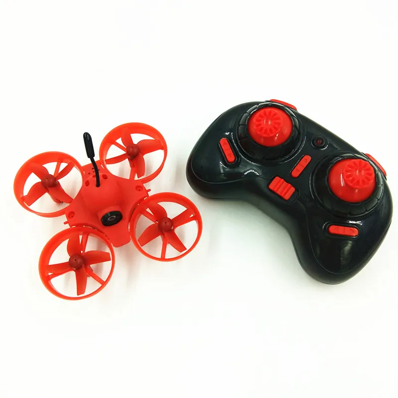 Мини Дрон с Камера 2 4G 4CH 6 оси 3D Безголовый режим один ключ возврата RC самолета