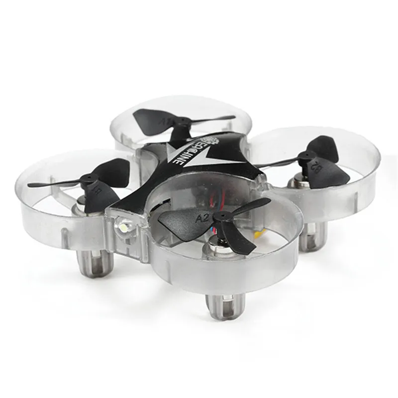 Высокое качество Eachine E012 Мини 2,4G 4CH 6 оси Безголовый режим светодиодный светильник RC Quadcopter RTF мини-Дрон черного, желтого цвета