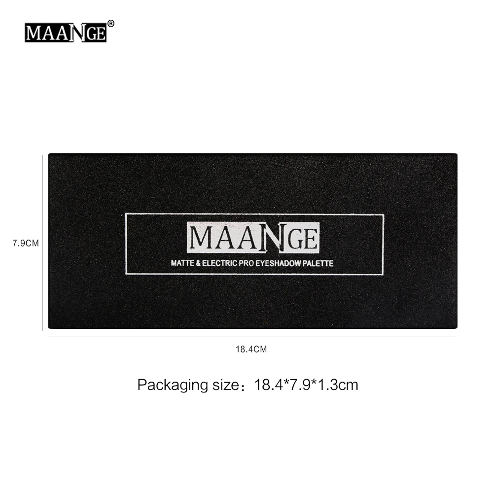 MAANGE, 14 цветов, палитра теней для век, мерцающие, матовые, пигментные, тени для век, косметика для красоты, минеральный, телесный блеск, для глаз, телесный макияж+ кисть