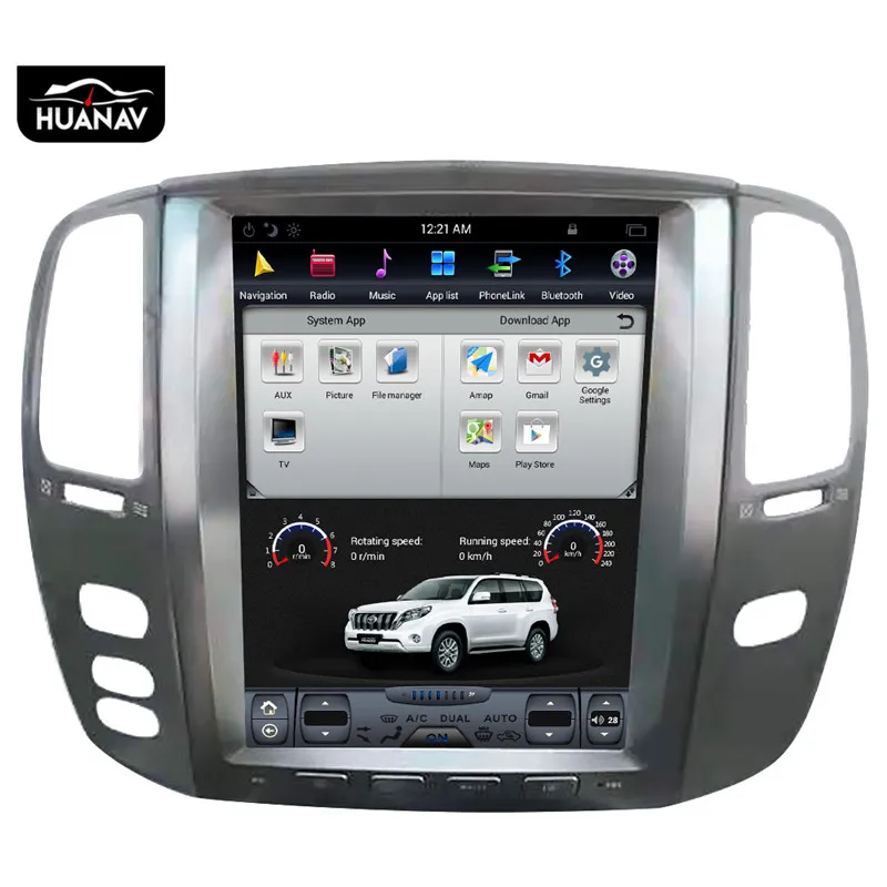 Android 7,1 без автомобильного CD DVD плеера gps навигация для Lexus LX470 2002-2007 автомобильный Радио плеер Мультимедиа стерео Авто головное устройство лента