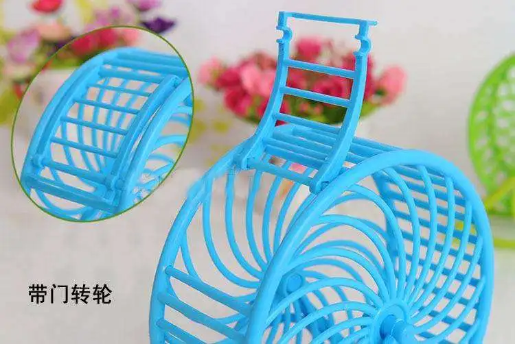 Развивающие Игрушки для маленьких домашних животных хомяка роликовое колесо