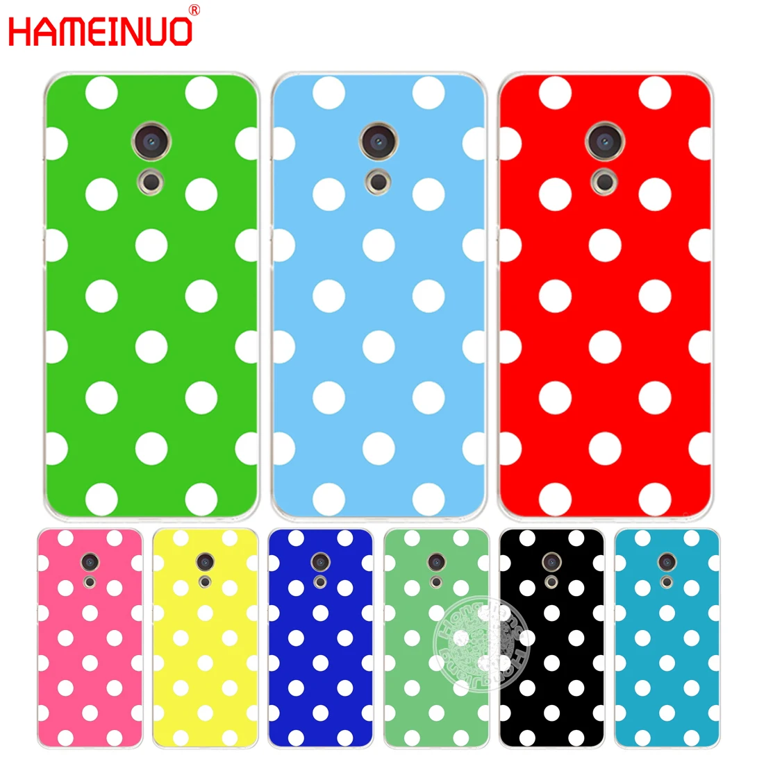 HAMEINUO дизайн полька в горошек чехол для телефона Meizu M5 M5S M6 M2 M3 M3S MX4 MX5 MX6 PRO 6 5 U10 U20 note