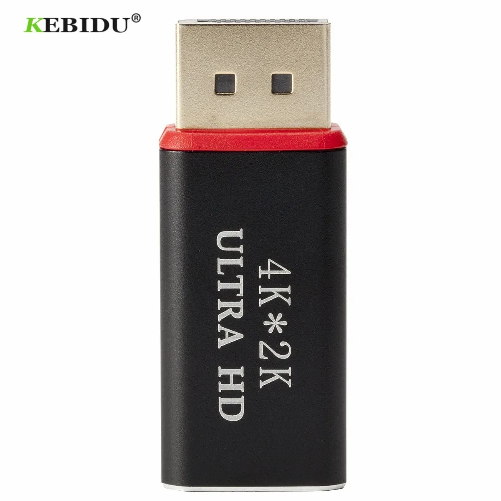 KEBIDU 4K * 2K DP в HDMI совместимый преобразователь 30 Гц разъем для видео и аудио дисплея