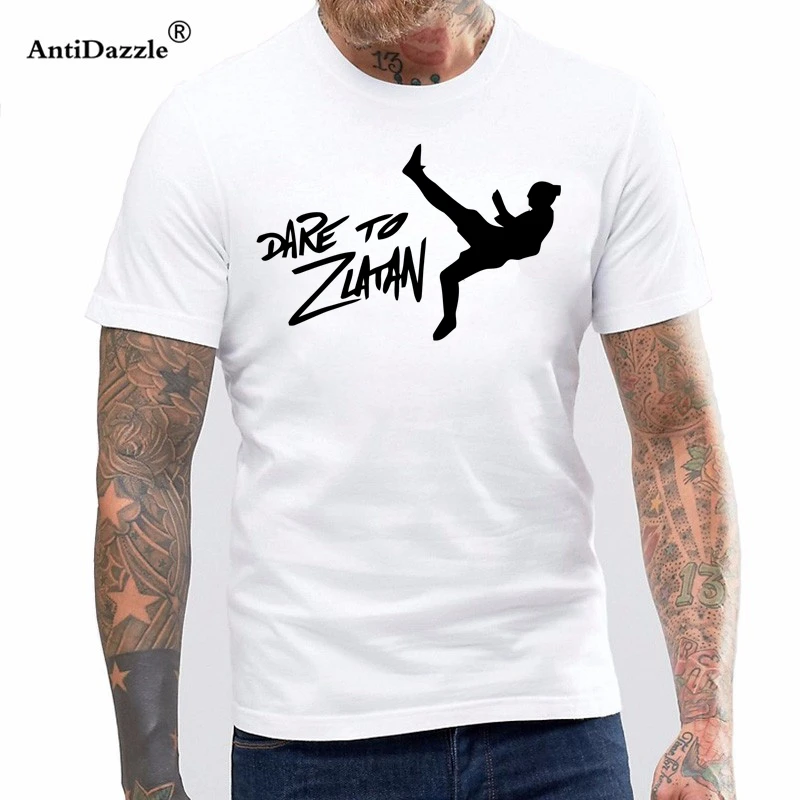Лидер продаж Мода 2017 Топ новый летний осмелится Златан Ибрагимович футболки Для
