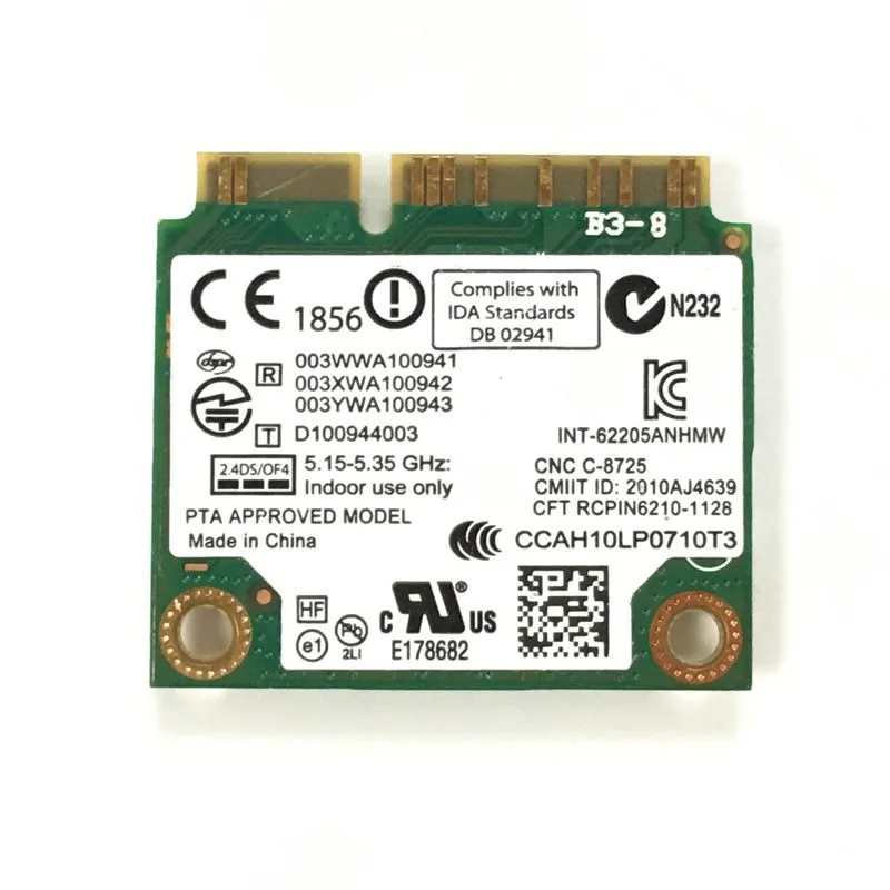 WDXUN 300 м двухдиапазонный сетевой адаптер Wlan для Intel Advanced N 6205 62205AN Мбит/с