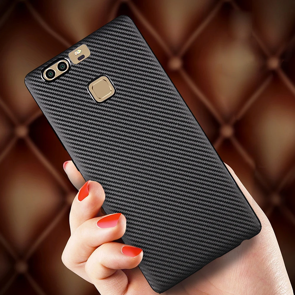 Новый мягкий чехол из углеродного волокна для Huawei P9 Plus силиконовый гелевый